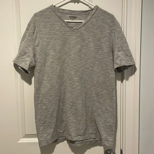Express Flex Stretch V Neck XL - Grey. Like new condition